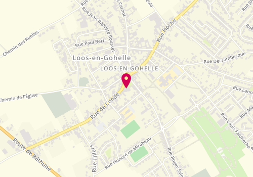 Plan de BRUNELLE Emmanuel, 203 Place de la Republique, 62750 Loos-en-Gohelle