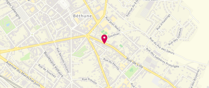 Plan de GUEGUEN Christophe, 176 Rue de Lille, 62400 Béthune