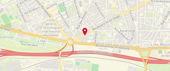 Plan de BOUREFIS Imané, 329 Boulevard Victor Hugo, 59019 Lille
