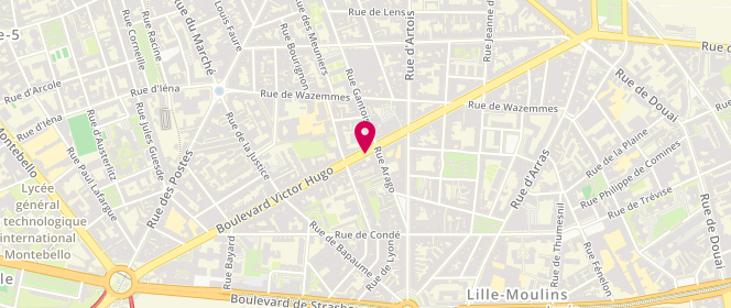 Plan de LOVI Fidèle, 254 Boulevard Victor Hugo, 59000 Lille