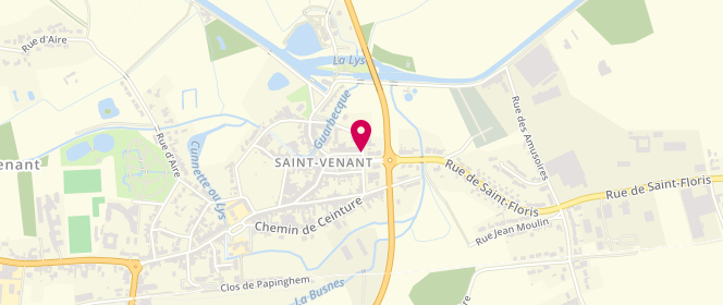 Plan de FLECHE Bénédicte, 12 C Place du Général de Gaulle, 62350 Saint-Venant