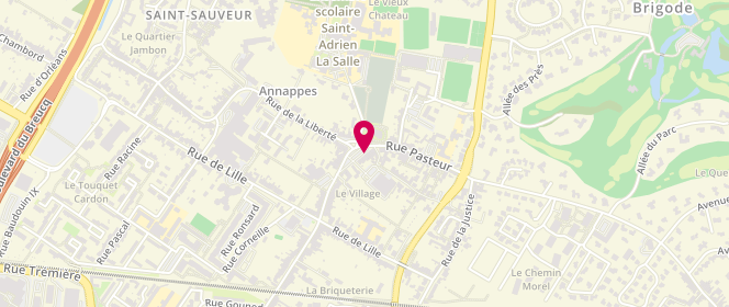 Plan de DEHOUCK Benoît, 5 Place de la Republique, 59650 Villeneuve-d'Ascq