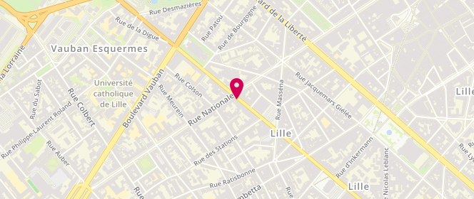 Plan de BODIOT Marc, 116 Rue de Solferino, 59800 Lille