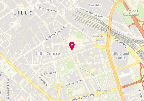 Plan de HURTEVENT Jean Philippe, 5 Rue Saint Sauveur, 59800 Lille