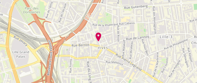 Plan de BERA Jérôme, 15 Rue de Bouvines, 59800 Lille