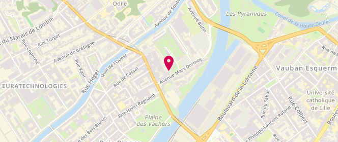 Plan de BRAS DE FER Etienne, 44 Avenue Marx Dormoy, 59000 Lille