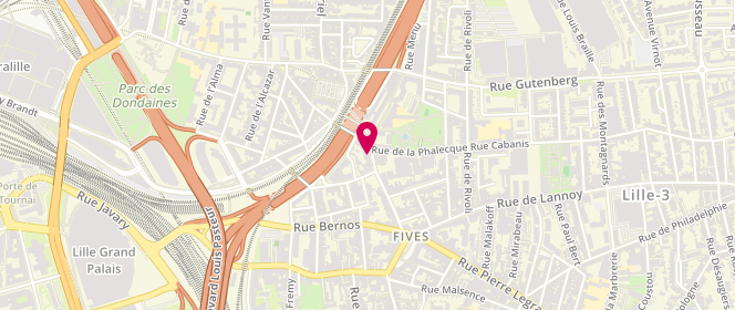 Plan de DUBREUIL Amélie, 39 Rue de Bouvines, 59000 Lille