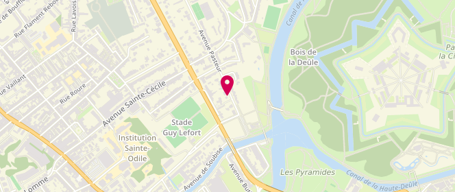 Plan de COUSIN Pierre, 76 Avenue Pasteur, 59130 Lambersart
