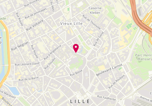 Plan de LARNAUDIE Camille, 77 Rue de la Monnaie, 59000 Lille