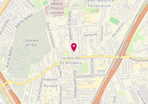 Plan de MILESI Marie, 8 Rue de la Louvière, 59000 Lille