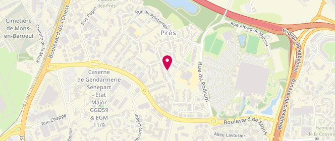 Plan de HANOT Quentin, 10 Rue du Petit Boulevard, 59653 Villeneuve-d'Ascq
