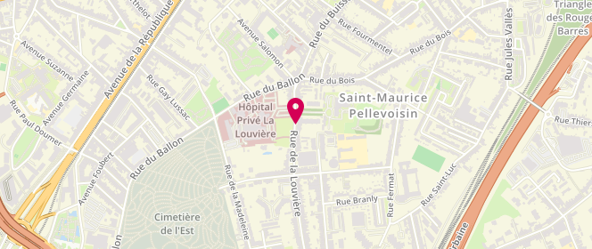 Plan de DERMIGNY Franck, 126 Rue de la Louvière, 59000 Lille