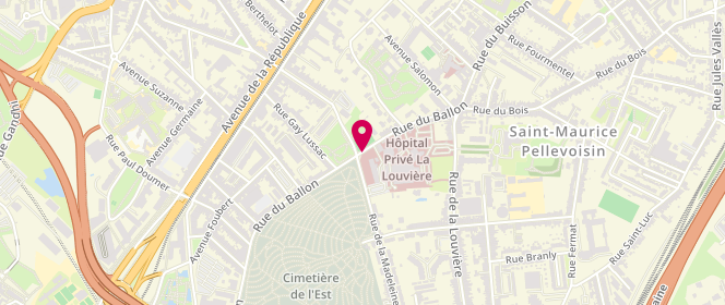Plan de DUQUENOY Stéphanie, 20 Rue du Ballon, 59800 Lille