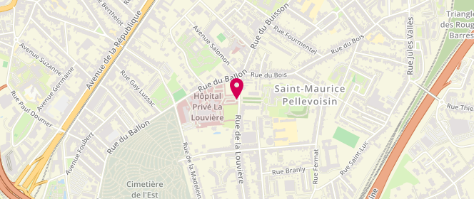 Plan de BLANC Dominique, 69 Rue de la Louvière, 59000 Lille