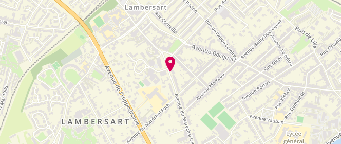 Plan de LUCIDARME-DELESPIERRE Emma, 236 Avenue du Maréchal Leclerc, 59130 Lambersart