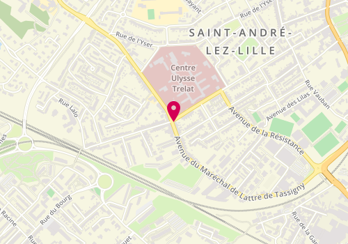 Plan de REGENT Thierry, 124 Avenue du Maréchal de Lattre de Tassig, 59350 Saint-André-lez-Lille