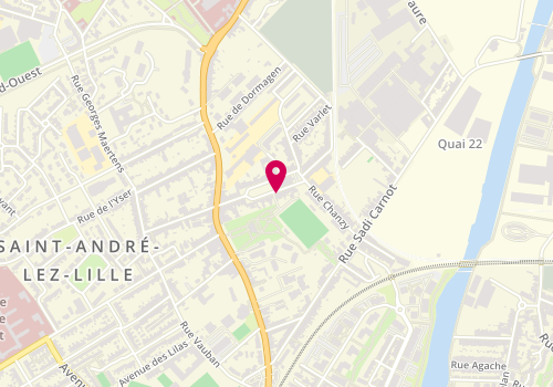 Plan de CRUNELLE THÉRY Nathalie, 4 Rue Corneille, 59350 Saint-André-lez-Lille