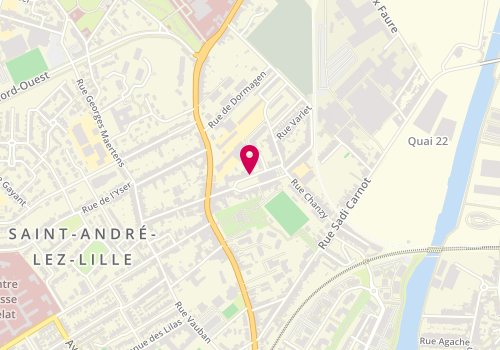 Plan de LECA Françoise, 17 Place du Général de Gaulle, 59350 Saint-André-lez-Lille