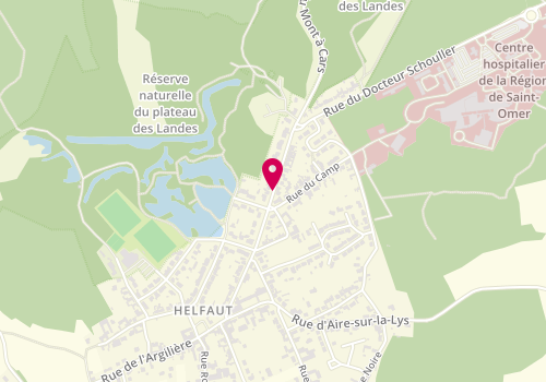 Plan de FOURNI Nathalie, Route de Blendecques, 62570 Helfaut