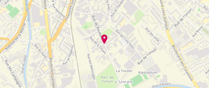 Plan de BAILLEUX Christine, 164 Rue de Roubaix, 59200 Tourcoing