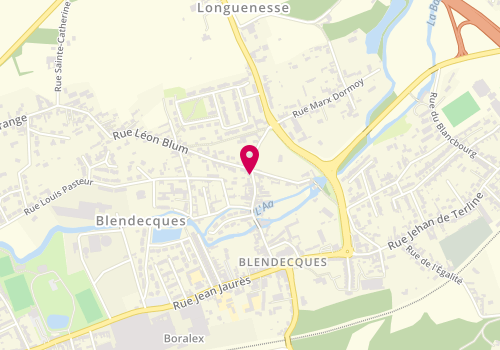 Plan de FLANDRIN-BONNEL Marie Ange, 35 Rue Roger Salengro, 62575 Blendecques