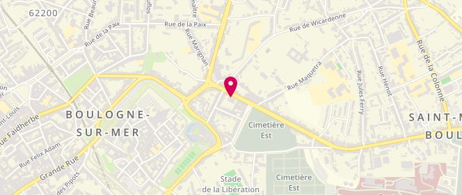 Plan de ACCARY Pierre, 24 Avenue de Lattre de Tassigny, 62200 Boulogne-sur-Mer