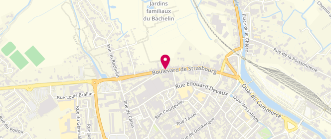 Plan de NOTTEAU Isabelle, 52 Boulevard de Strasbourg, 62500 Saint-Omer