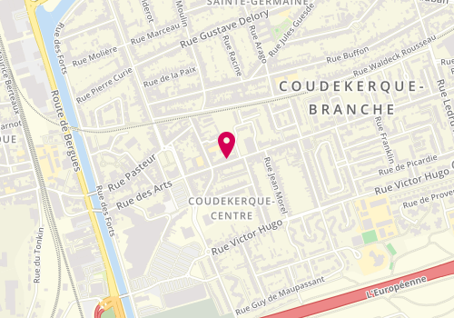 Plan de LIN Sébastien, 23 Rue Henri Ghesquière, 59210 Coudekerque-Branche