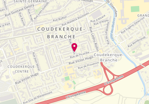 Plan de COUSIN Bernard, 26 Rue Benjamin Franklin, 59210 Coudekerque-Branche