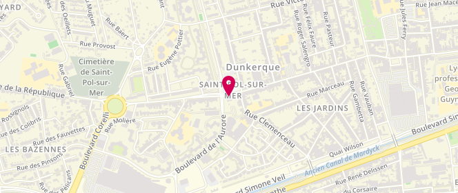 Plan de D'HOLLANDER Justine, 359 Rue de la République, 59430 Saint-Pol-Sur-Mer