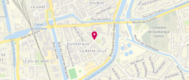 Plan de GOIDIN Pierre, 20 Rue de l'Abbe Choquet, 59140 Dunkerque