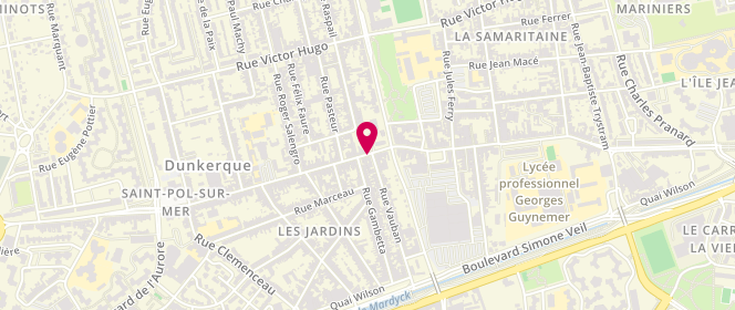 Plan de HOLUIGUE Hugues, 205 Rue de la République, 59430 Saint-Pol-Sur-Mer