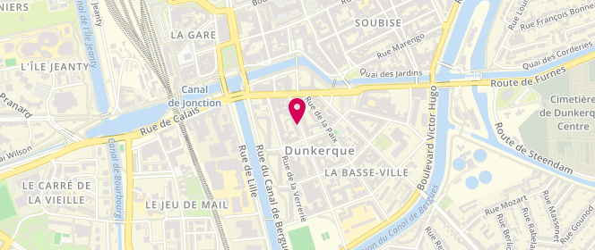 Plan de BONNEVILLE Christophe, 24 Rue du Fort Louis, 59140 Dunkerque