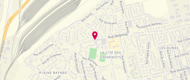 Plan de CAMBAY-SOMBARDIER Frédérique, 15 Rue Delporte, 59430 Saint-Pol-Sur-Mer